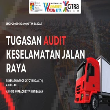 A188045_TUGASAN AUDIT KESELAMATAN JALAN RAYA.pptx