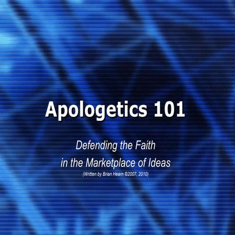 TH 325 - A1a apologetics 101