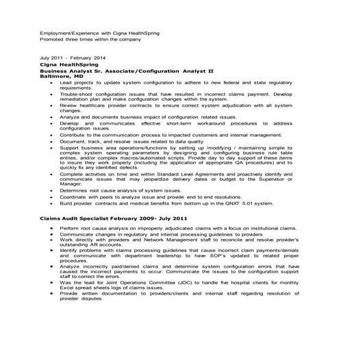 Cigna HealthSpring | DOCX