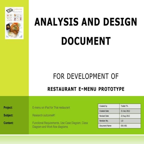 A1 analysis design