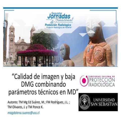 Calidad de imagen y distribucion de DG en mamografia