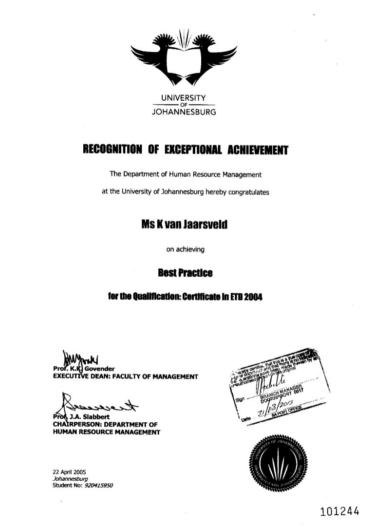 UJ Best Practice Certificate uj-best-practice-certificate