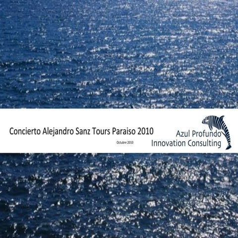 Informe Concierto Alejandro Sanz BISA 102010