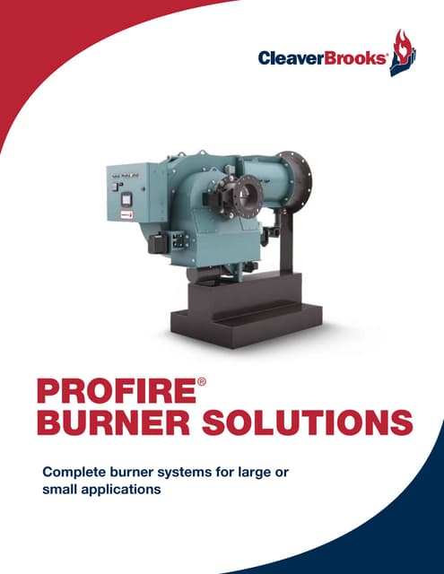 CB-8268 ProFire Burner Solutions Brochure