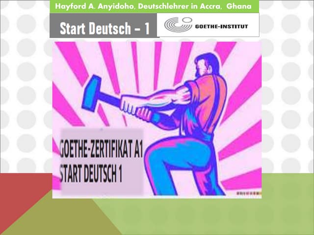 Start Deutsch A1 exam Sprechen Teil 3