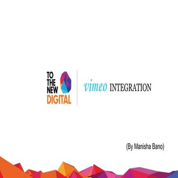 Vimeo Integration with aem