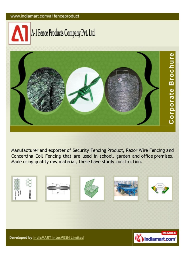 A 1 Fence Products Company Pvt Ltd Perimeter Security