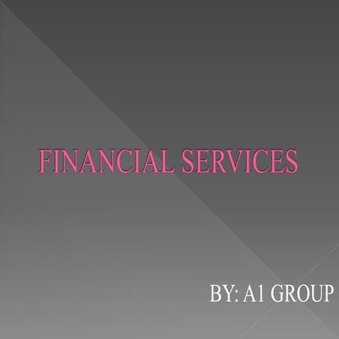 Financial Services in India