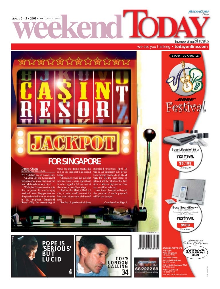 A1 Jackpot For Singapore (Weekend Today 2 April 2005)