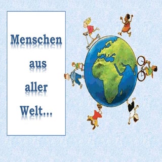 PLURAL und SINGULAR A1 Menschen aus...