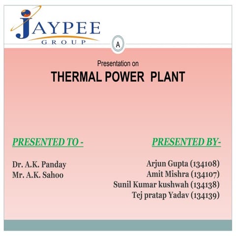 Sunil- Thermal Power Plant