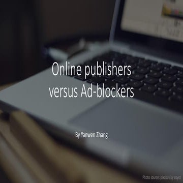 Online publishers versus Ad-blockers