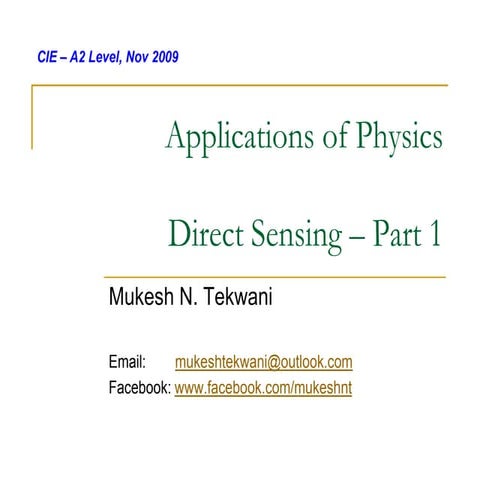 A2 Direct Sensing