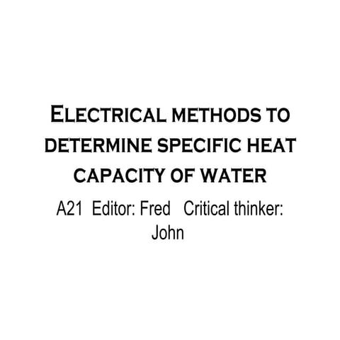 A2 /Expt /Thermal /John/ Fred