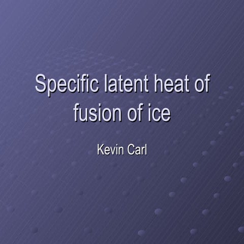 A2/ Expt /Thermal /Kevin/ Carl