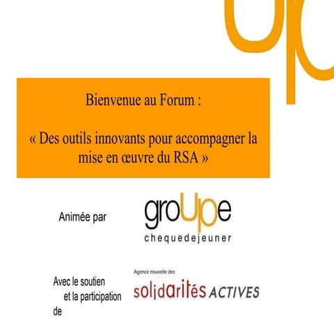 Groupe Chèque déjeuner : « Des outils innovants pour accompagner la mise en œ...