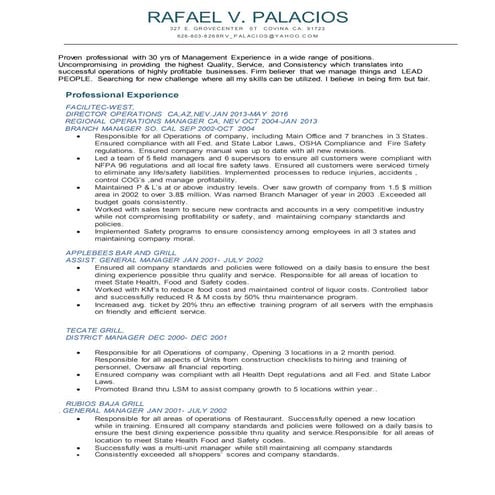 Ralph resume july 19 | DOCX