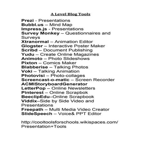 A%20 level%20blog%20tools