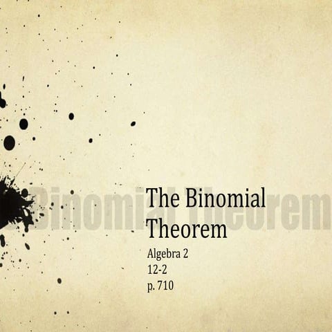 A212-2 binomial thm