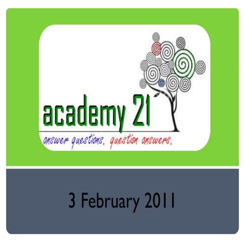 Parent Information Night 2.3.11