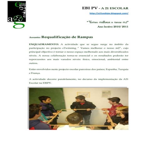 A21 E _ Projecto  Requalificação de rampas