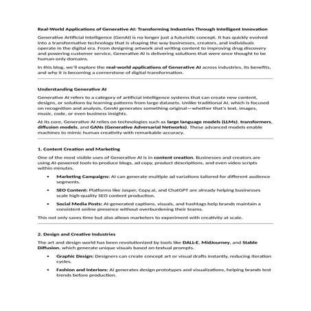 Top Real-World Applications of Generative AI in 2025.docx