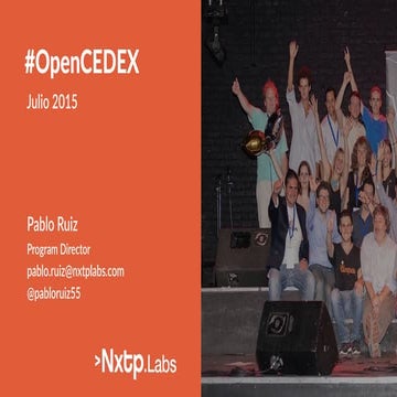 NXTPLabs 2015 - #OpenCedex