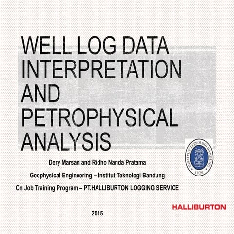 Well Log Interpretation and Petrophysical Analisis in [Autosaved]