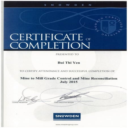 Snowden certificate | PDF