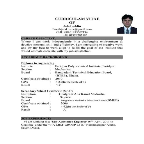MY CV | DOC
