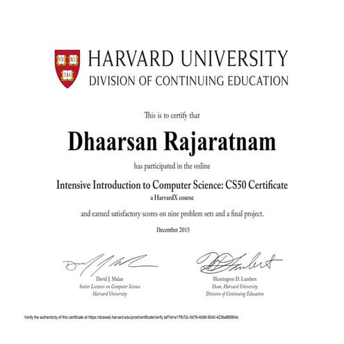 Harvard_CS50 | PDF