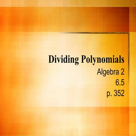 A26 5 polydivision