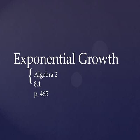 A28 1 exp growth slides