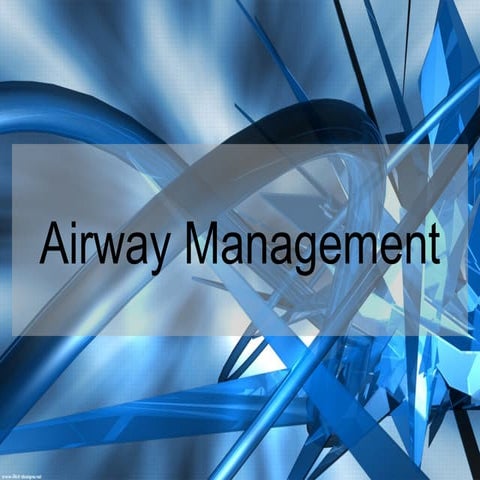 Airway Management