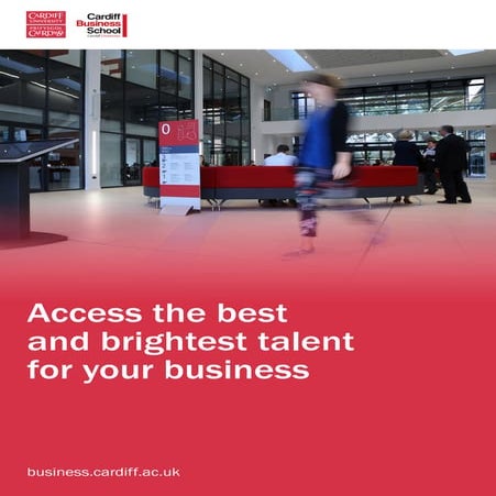 Cardiff Business School Placements Brochure