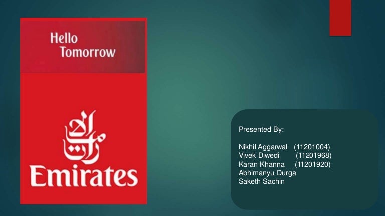 Emirates airlines case study strategic management picture