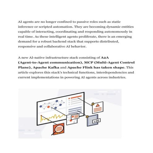 A2A, MCP, Kafka and Flink_ The New Stack for AI Agents.pdf