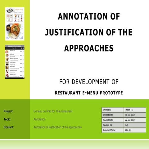 A2 annotation approach