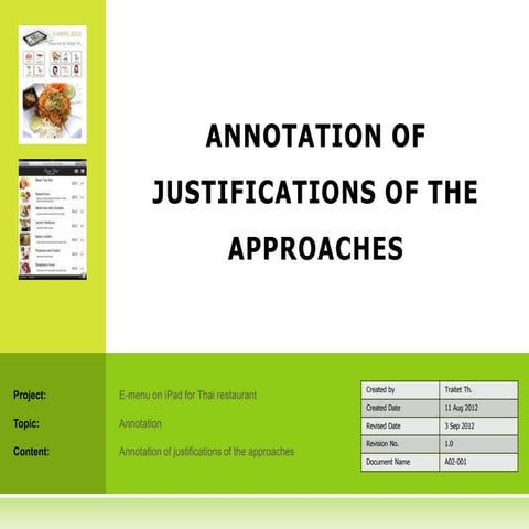 A2 annotation approach