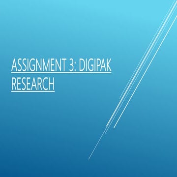 A2 assignment 2   digipak research copy