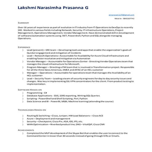 Lakshmi Narasimha Prasanna G - 2016--