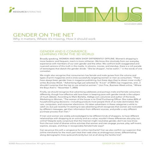 RI_LITMUS_Gender On the Net_Rollins