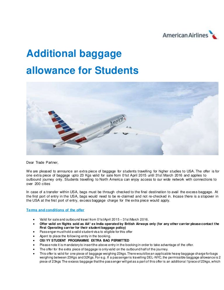 American Airlines Baggage Weight Keweenaw Bay Indian Community