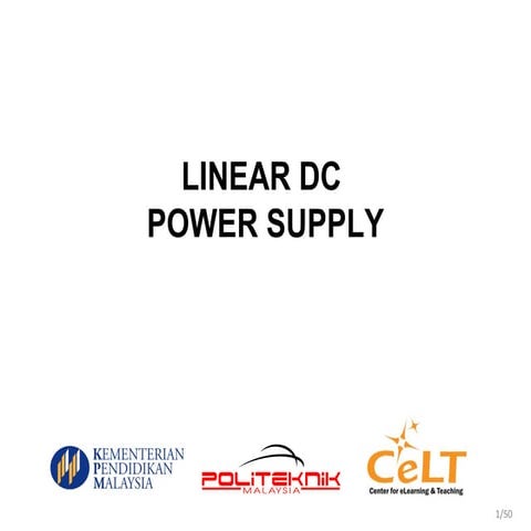 chapter 1 linear dc power supply