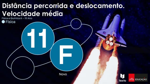 Distância e Deslocamento slide | PPT