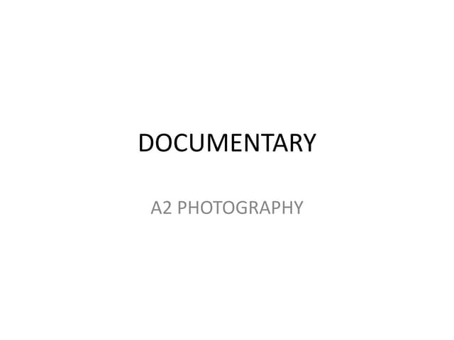 A2 documentary