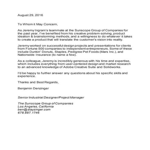 Jeremy-Rec-Letter