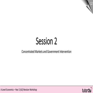 A2 econ session 2