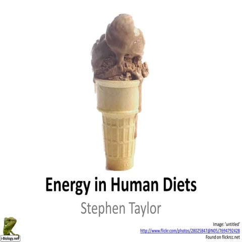 A2 Energy in Human Diets