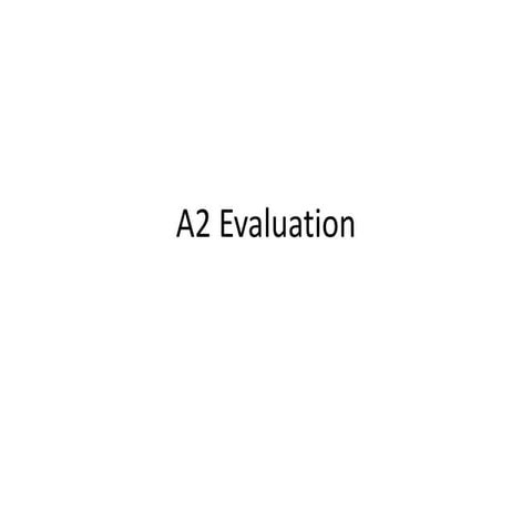 A2 evaluation twbs
